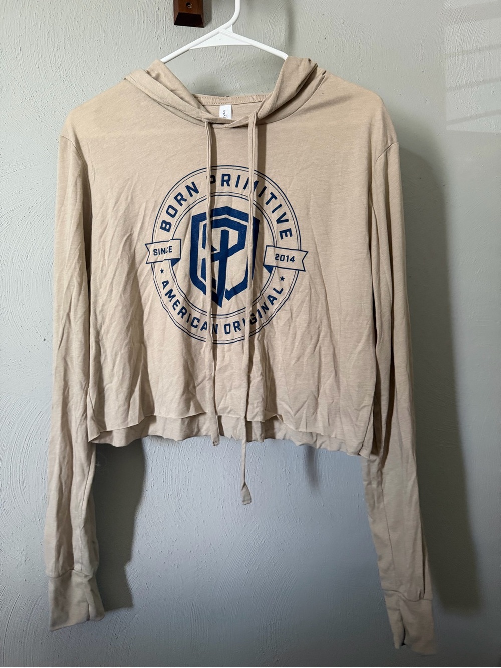 Born Primitive Cropped Lightweight Hoodie